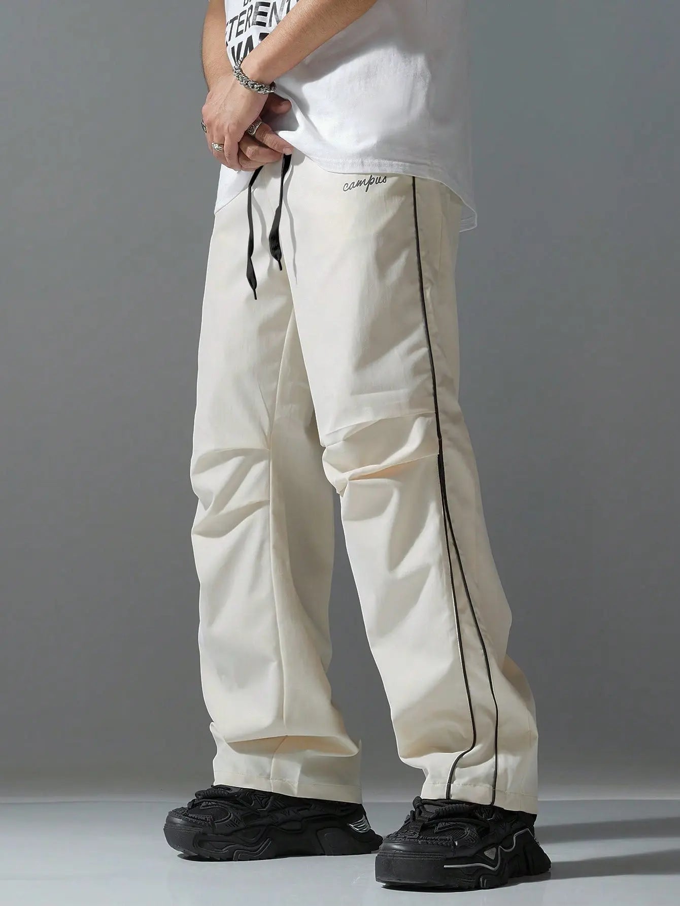 Novo Style  Men's Street Collegiate Style Pants, Fall Novo Style