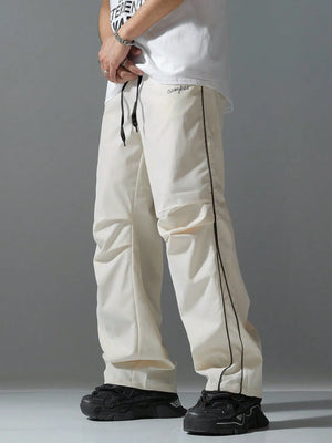 Novo Style  Men's Street Collegiate Style Pants, Fall Novo Style